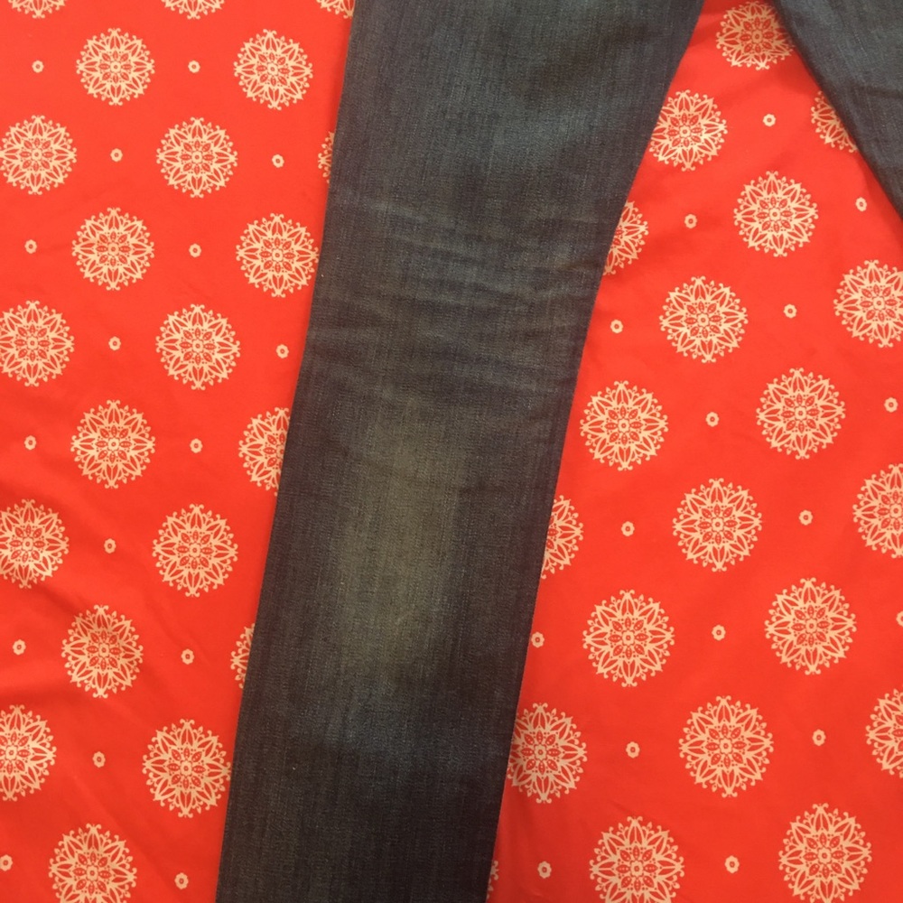 Express midrise super skinny denim jeans sz 0r - Picture 10 of 10